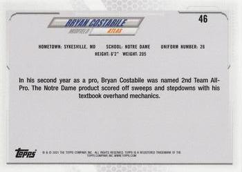 2021 Topps Premier Lacrosse League First Edition #46 Bryan Costabile Back